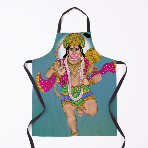 Item preview, Hanuman Spiritual Guardian Art – Powerful Hindu Illustration designed and sold by Harshit_Digital_Arts.