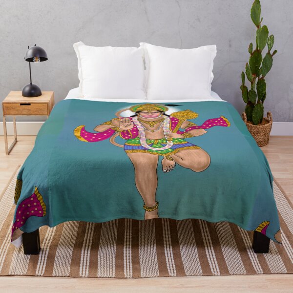 Item preview, Hanuman Spiritual Guardian Art – Powerful Hindu Illustration designed and sold by Harshit_Digital_Arts.