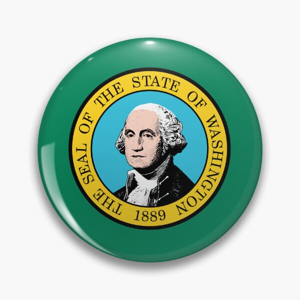 Item preview, Washington State Flag - Evergreen State & George Washington Pride designed and sold by NTGUILTY.