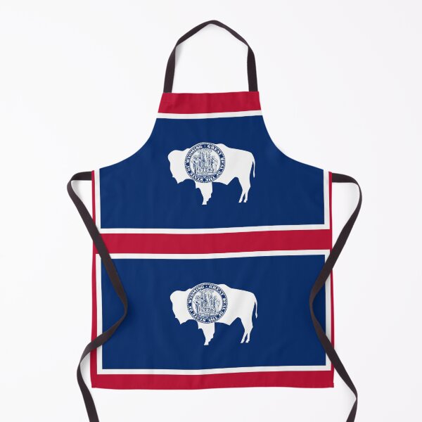 Item preview, Wyoming State Flag - Equality State & American Bison Pride designed and sold by NTGUILTY.