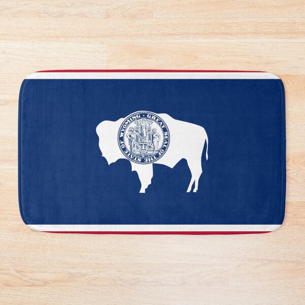 Item preview, Wyoming State Flag - Equality State & American Bison Pride designed and sold by NTGUILTY.