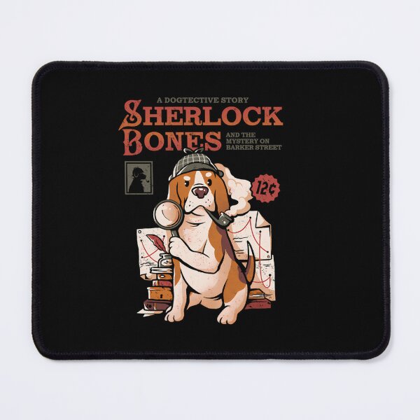 Item preview, Sherlock Bones Funny Dog Detective designed and sold by bapdhjtvrf38.