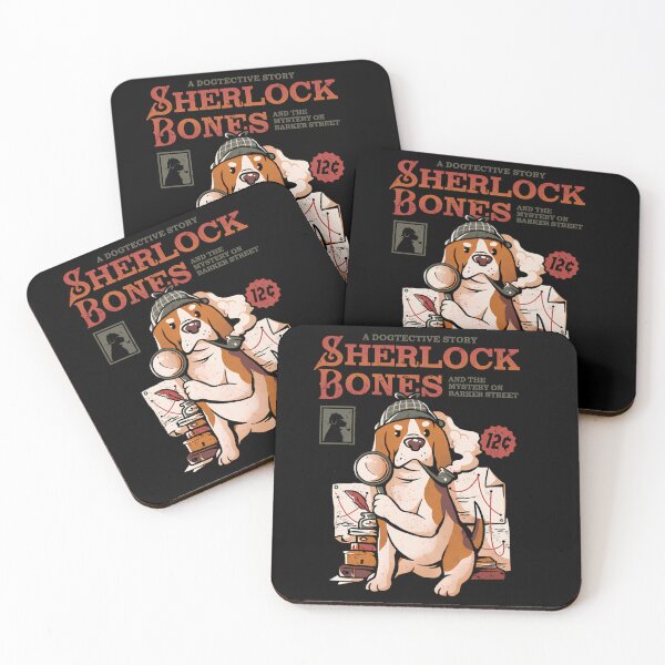 Item preview, Sherlock Bones Funny Dog Detective designed and sold by bapdhjtvrf38.