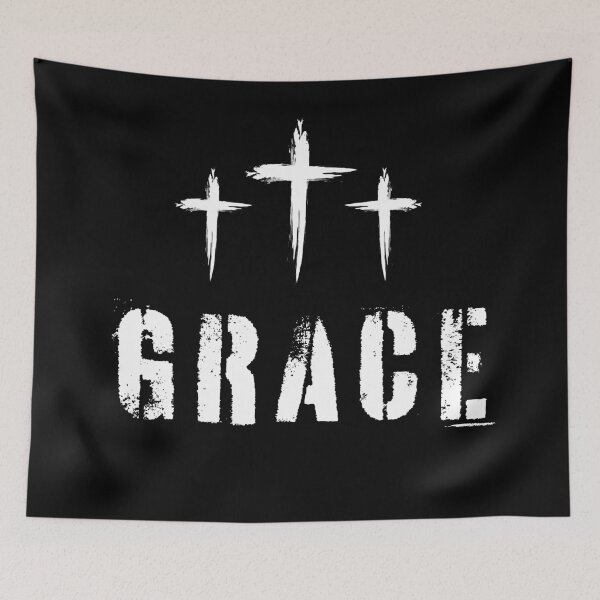 Item preview, Grace – Christian Faith - White Design designed and sold by MoriaStore.