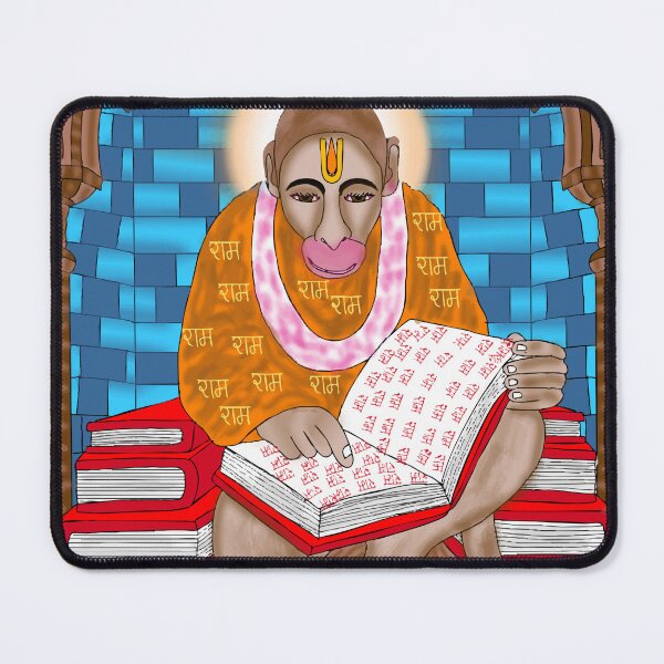 Item preview, Divine Hanuman Artwork – Hindu Mythic Strength Illustration designed and sold by Harshit_Digital_Arts.