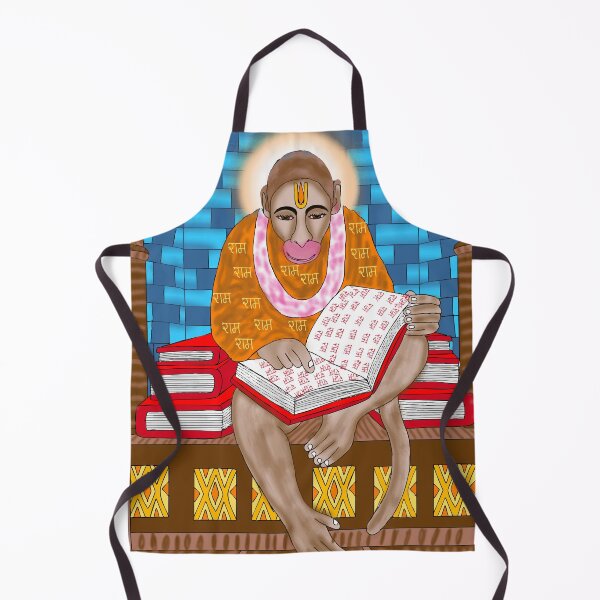 Item preview, Divine Hanuman Artwork – Hindu Mythic Strength Illustration designed and sold by Harshit_Digital_Arts.