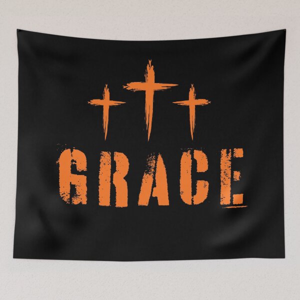 Item preview, Grace – Christian Faith - Orange Design designed and sold by MoriaStore.