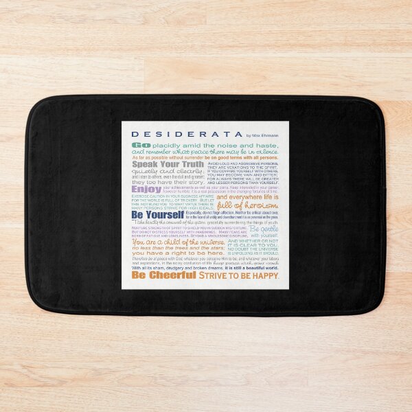 Item preview, Desiderata Poem Go Placidly Typography designed and sold by yqqrghdmzl33.