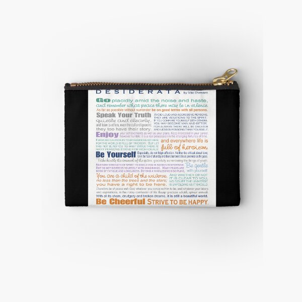 Item preview, Desiderata Poem Go Placidly Typography designed and sold by yqqrghdmzl33.