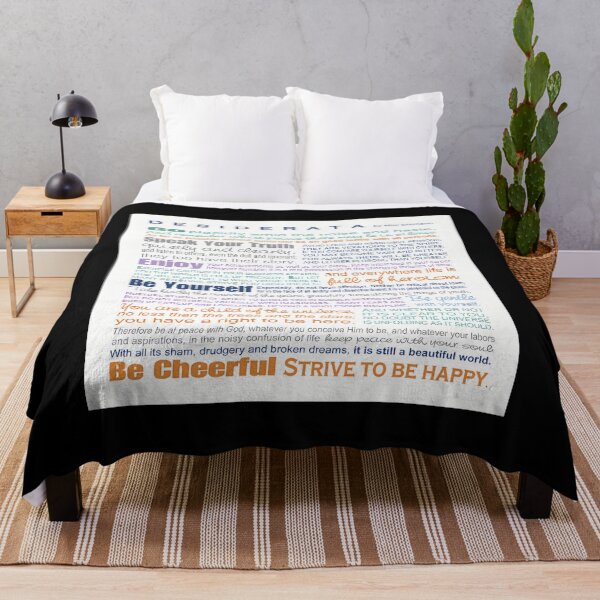 Item preview, Desiderata Poem Go Placidly Typography designed and sold by yqqrghdmzl33.