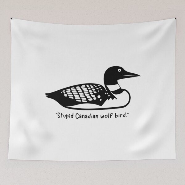 Item preview, Heated Rivalry Loon Canadian Wolf Bird designed and sold by UlrichMerzano.