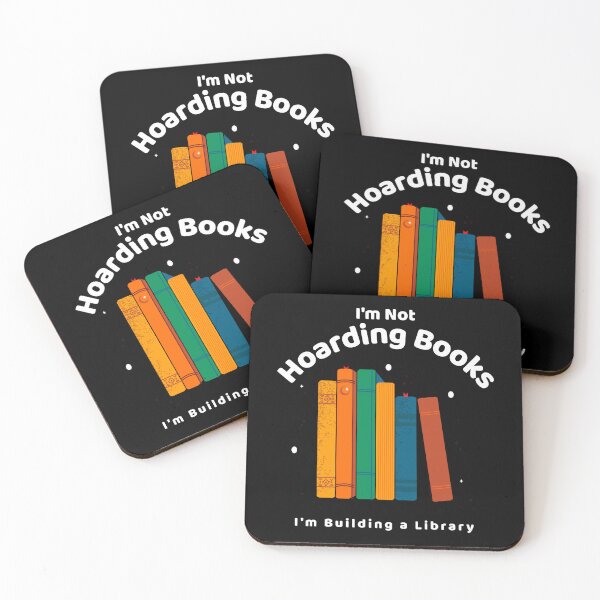 Item preview, I'm Not Hoarding Books Funny Bookworm designed and sold by Sachie's Studio.