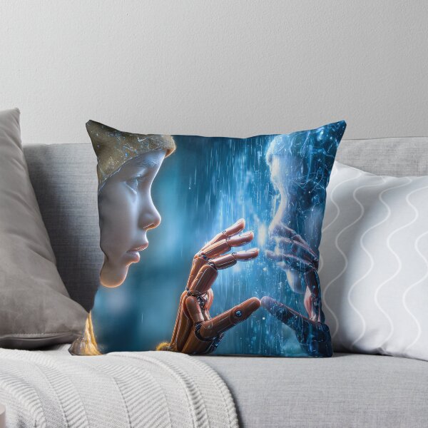 Item preview, A Child's Encounter with a Robotic Reflection designed and sold by Artessie.