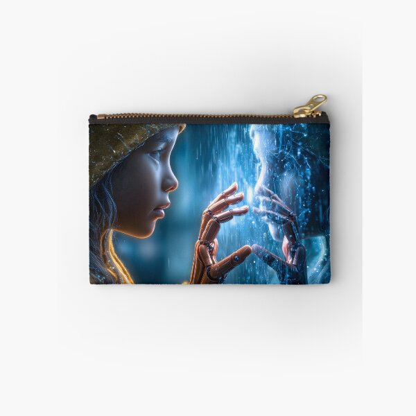 Item preview, A Child's Encounter with a Robotic Reflection designed and sold by Artessie.