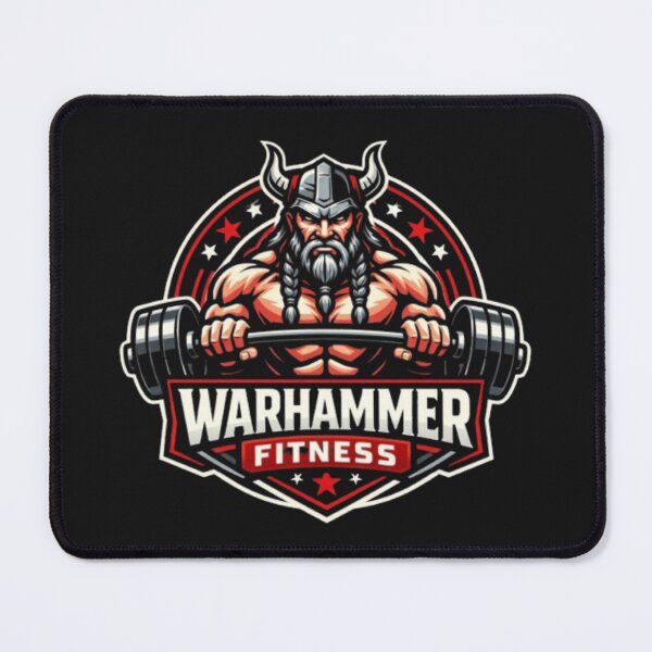 Item preview, Warhammer Fitness Viking Gym Shirt – Savage Warrior Strength Workout Tee designed and sold by wanado.