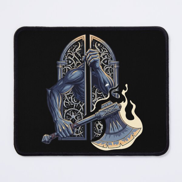 Item preview,  Dark Fantasy Monster Arm with Flaming Axe - Mythical Gate designed and sold by Dzblack.