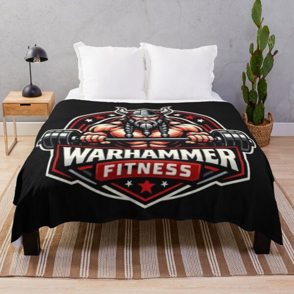 Item preview, Warhammer Fitness Viking Gym Shirt – Savage Warrior Strength Workout Tee designed and sold by wanado.