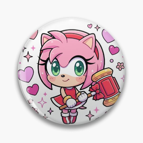 Item preview, Amy Rose Kawaii Hammer designed and sold by Shadow's Realm.
