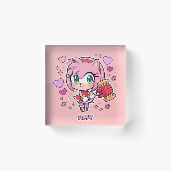 Item preview, Amy Rose Kawaii Hammer designed and sold by Shadow's Realm.