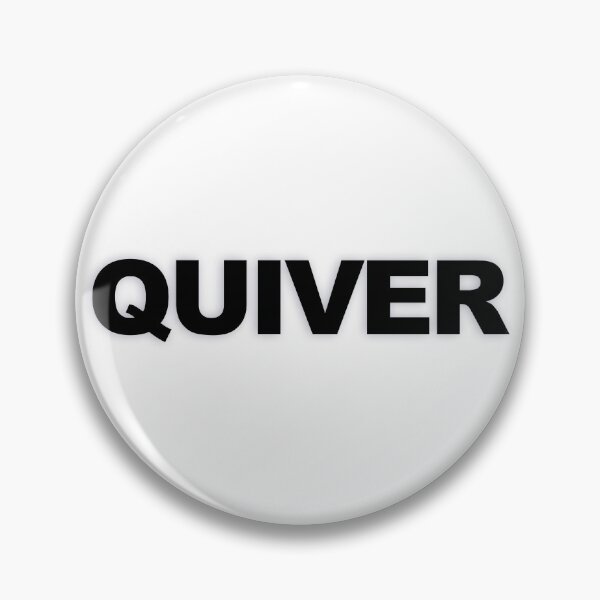 Item preview, QUIVER — Black Minimal Bold Type Statement designed and sold by WORDPAUSE.
