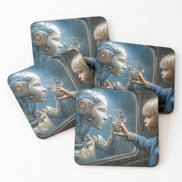 Item preview, Child Meets Robot , A Touch of Humanity designed and sold by Artessie.