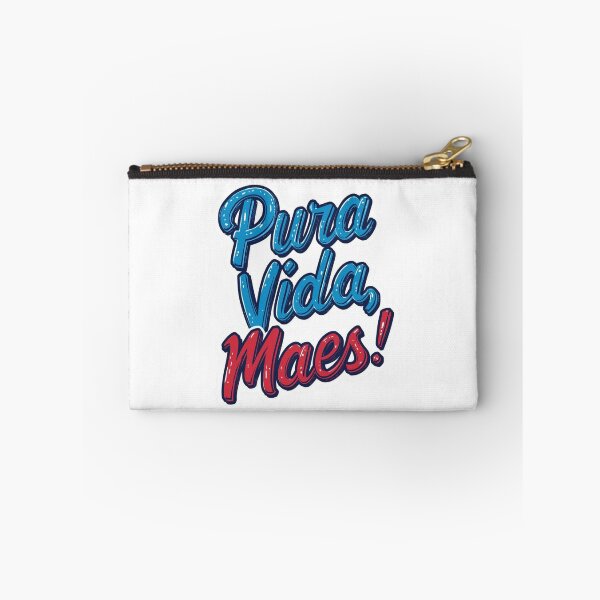 Item preview, Pura Vida Maes Slang Sticker designed and sold by TicoInk.