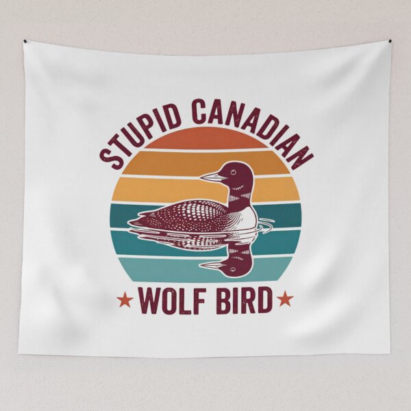 Item preview, Heated Rivalry Stuid Canadian Wolf Bird designed and sold by UlrichMerzano.