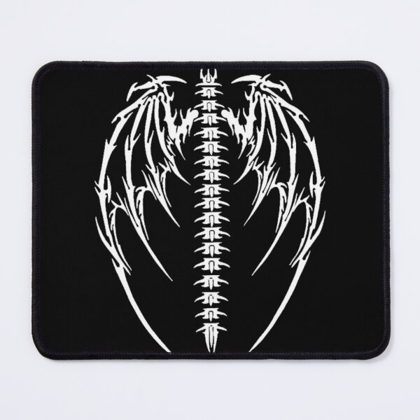 Item preview, Gothic Spine Wing Back Print Design designed and sold by FloraMyst.
