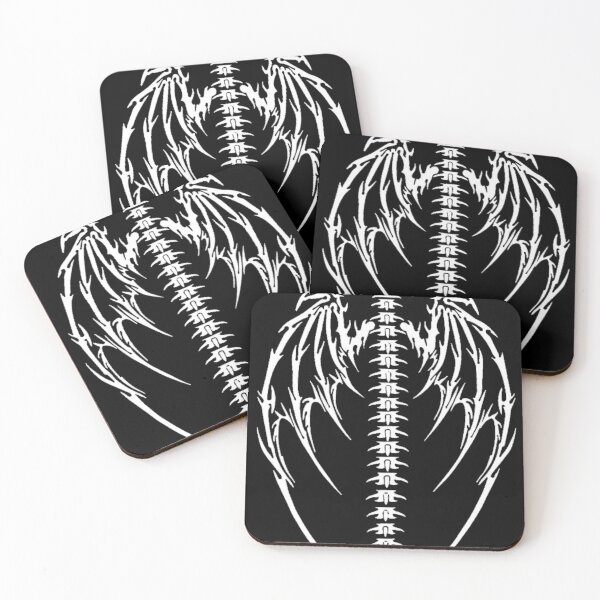 Item preview, Gothic Spine Wing Back Print Design designed and sold by FloraMyst.