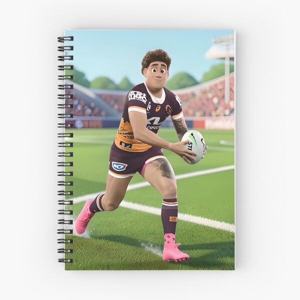 Item preview, Reece Walsh Brisbane Broncos Disney Pixar Style Poster designed and sold by Vibes To VIsual.