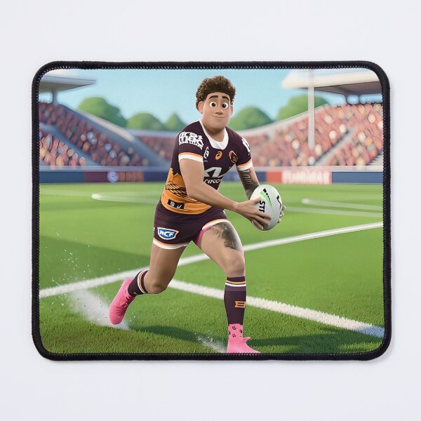 Item preview, Reece Walsh Brisbane Broncos Disney Pixar Style Poster designed and sold by Vibes To VIsual.