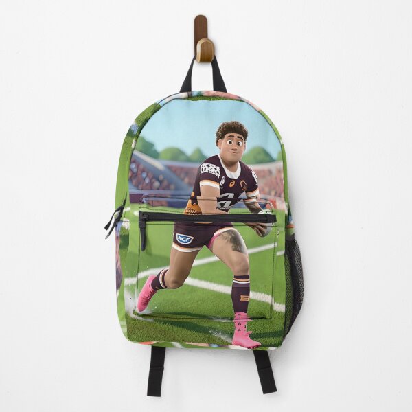 Item preview, Reece Walsh Brisbane Broncos Disney Pixar Style Poster designed and sold by Vibes To VIsual.