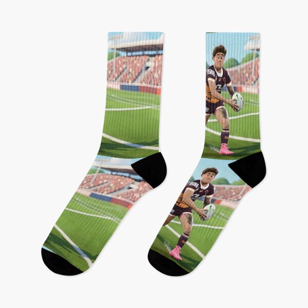 Item preview, Reece Walsh Brisbane Broncos Disney Pixar Style Poster designed and sold by Vibes To VIsual.
