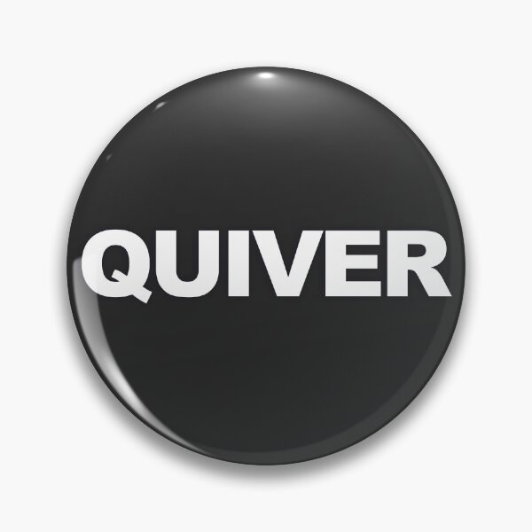 Item preview, QUIVER — White Minimal Bold Type Statement designed and sold by WORDPAUSE.