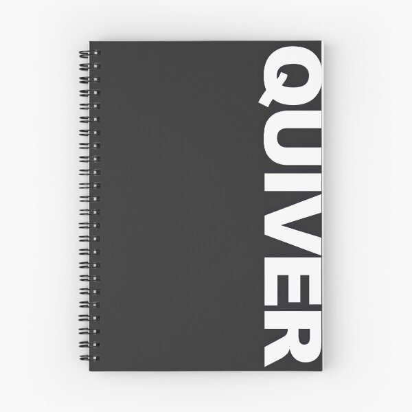Item preview, QUIVER — White Minimal Bold Type Statement designed and sold by WORDPAUSE.