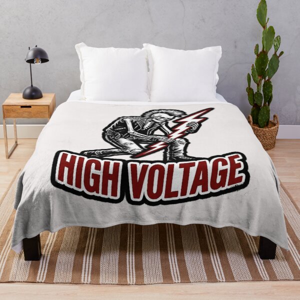 Item preview, "High Voltage" Heavy Metal Skeleton Bootleg Streetwear Graphic designed and sold by benjyjump.