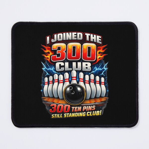 Item preview, I Joined 300 Club Ten Pins Still Standing Funny Bowling designed and sold by AmazingLoveArt.