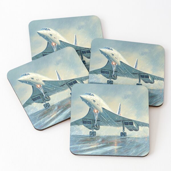 Item preview, Air France Concorde Takeoff in the Rain designed and sold by Skyframe Aviation.