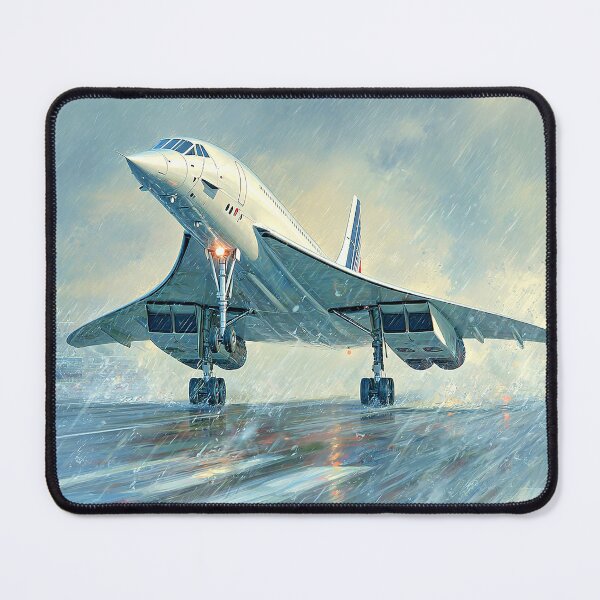 Item preview, Air France Concorde Takeoff in the Rain designed and sold by Skyframe Aviation.