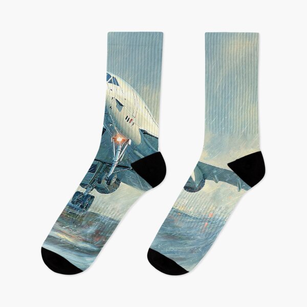 Item preview, Air France Concorde Takeoff in the Rain designed and sold by Skyframe Aviation.