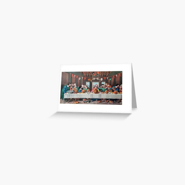 Carving Pumpkins Greeting Card