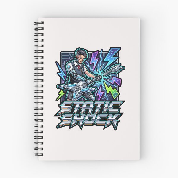 Item preview, Cyberpunk Y2K Rocker "Static Shock" Futuristic Bootleg Graphic designed and sold by benjyjump.