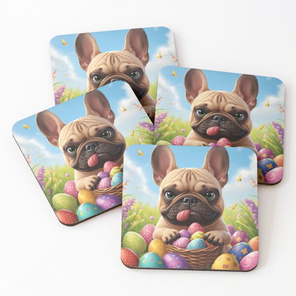 Item preview, Grumpy Cute French Bulldog Easter designed and sold by PixelVibe782.