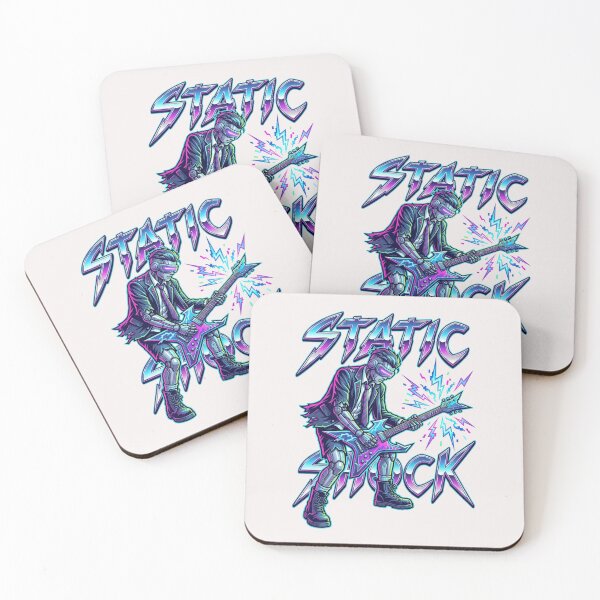 Item preview, Cyberpunk Y2K Rocker "Static Shock" Futuristic Bootleg Graphic designed and sold by benjyjump.