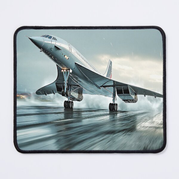 Item preview, Concorde Rising from a Rain-Soaked Runway designed and sold by Skyframe Aviation.