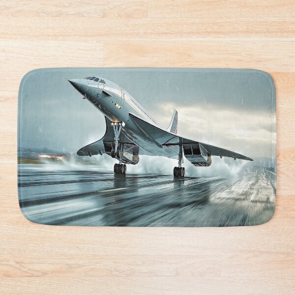 Item preview, Concorde Rising from a Rain-Soaked Runway designed and sold by Skyframe Aviation.