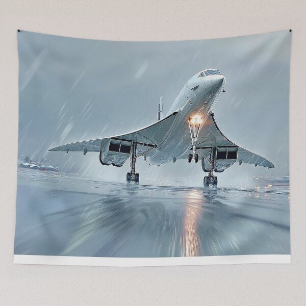 Item preview, Air France Concorde in Heavy Rain designed and sold by Skyframe Aviation.