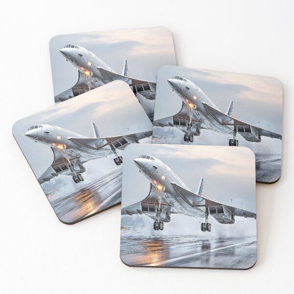 Item preview, Concorde Ignites Afterburners on Wet Tarmac designed and sold by Skyframe Aviation.