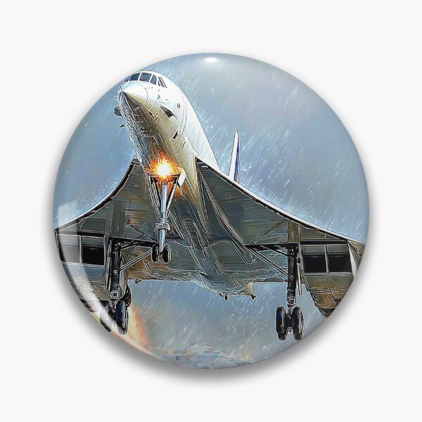 Item preview, Air France Supersonic Jet in the Rain designed and sold by Skyframe Aviation.