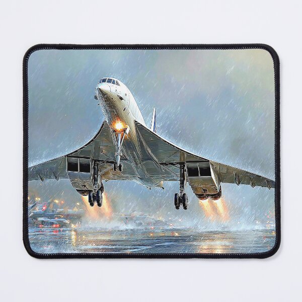 Item preview, Air France Supersonic Jet in the Rain designed and sold by Skyframe Aviation.